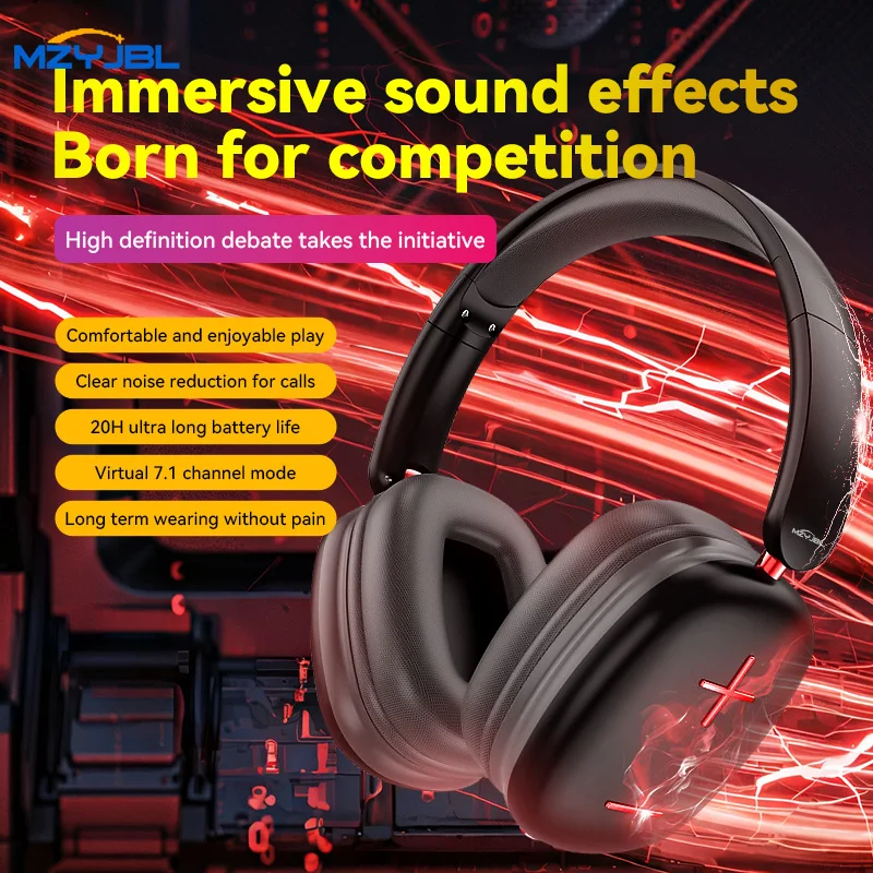 

MZYJBL Wireless Headphones Bluetooth 5.3 Headband B300 headphones wireless Headset Waterproof Sport 3.5mm Socket Earphones