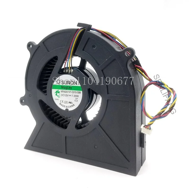 Для SUNON MFA0251V1-C010-S99 охлаждающий вентилятор DC12V 7.20W F1A13T 4-проводной кулер