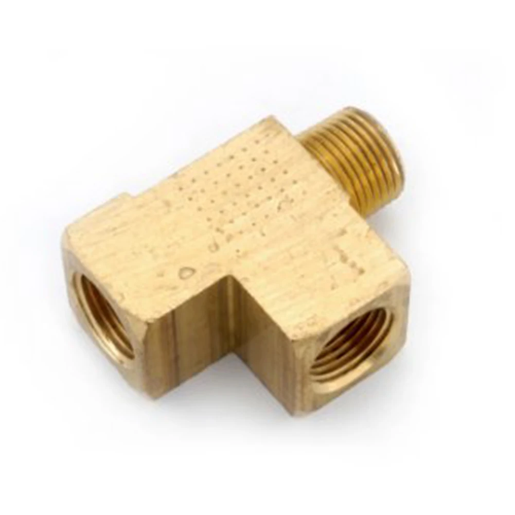 Brass T-distributor M10x1 Angle Adapter For Oil Pressure Sensor Connection T-distributor Angle Adapter