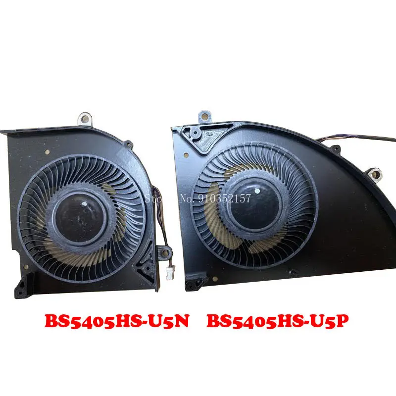 Laptop CPU VGA GPU FAN For MSI Delta 15 BS5405HS-U5N BS5405HS-U5P Delta 15 A5EFK MS-15CK BS5405HS U5N U5P MS15CK