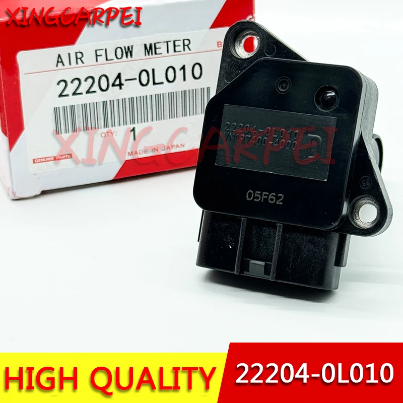 Novo 22204-0l010 maf medidor de sensor de fluxo de ar em massa para toyot-a yaris-corolla hilux-hiace 2.5 3.0 222040l010 22204-30010 2220430010