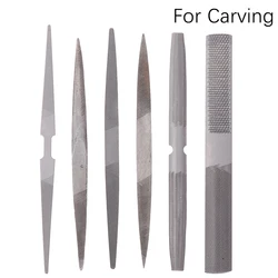 Double-Head Files Half Round Files Hand File Sharp Flat File Shaping Polishing For Carving Filing Half-Round Wax Shaping File