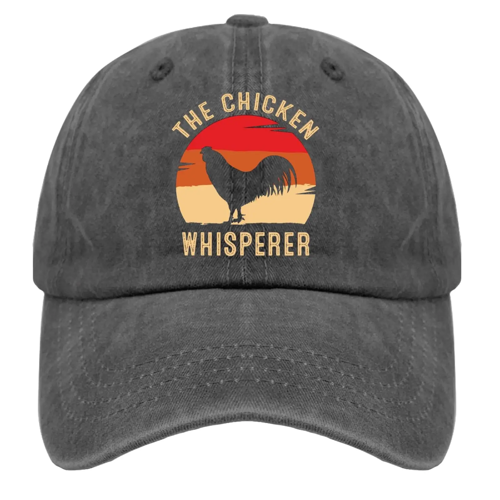 

The Chicken Whisperer Sun Hat Custom Hats Pigment Black Fishing Hat Breathable Hat Outdoor Sports Cap Men Women Hat For Daily