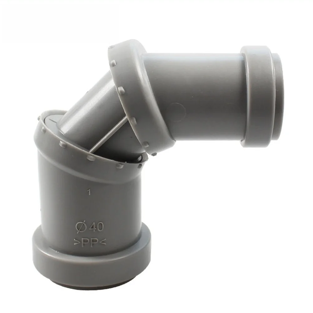 for snap-on Fitting 40mm To 32mm Adapter Multi-angle Rotation for snap-on Mechanism Embedded Soft Gasket For 32mm To 40mm Pipes