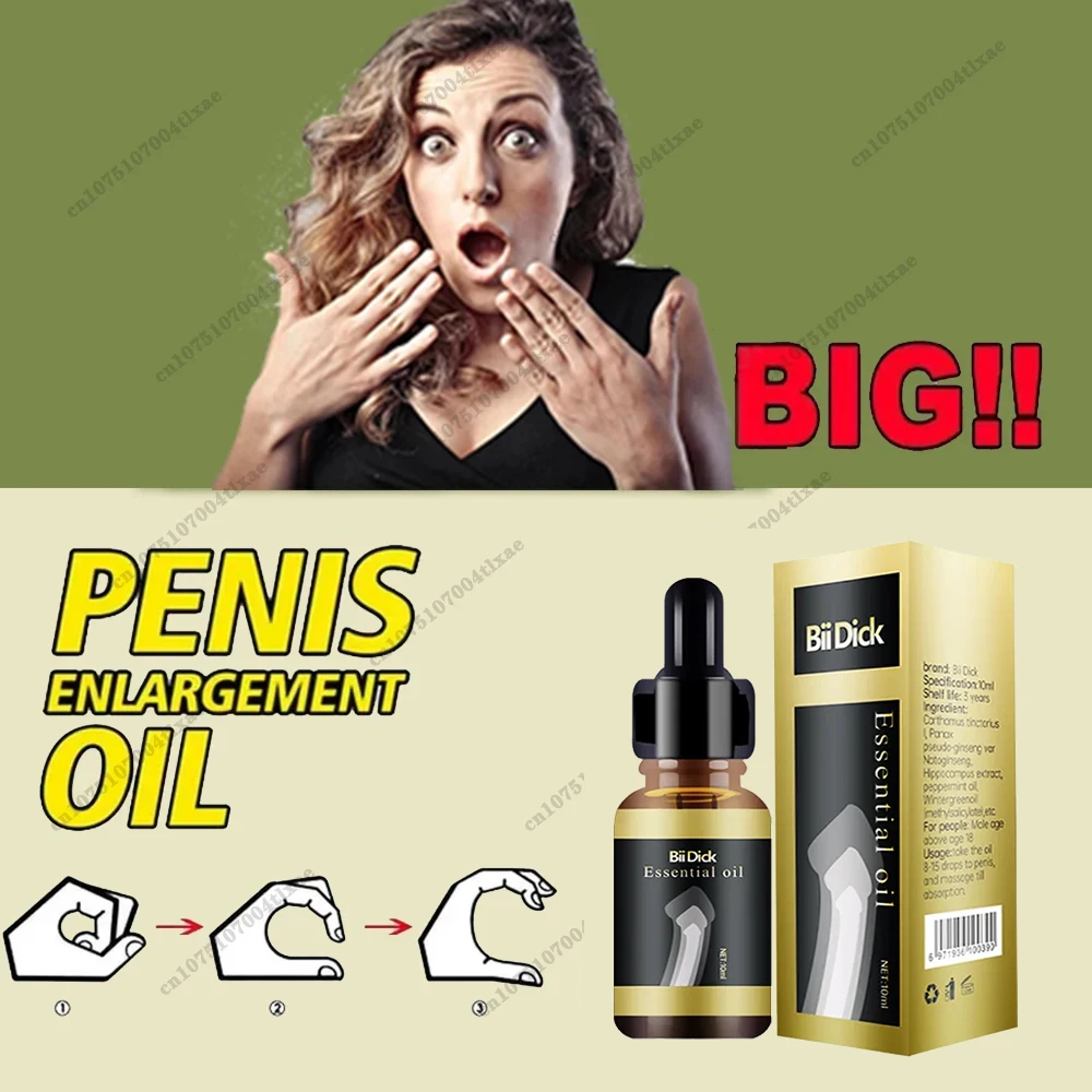 Penies Enlargment Oil Penis Thickening Growth Increase Big Dick Enlarge For Men Enhanced Erection Delay Ejaculation Big Cock Oil