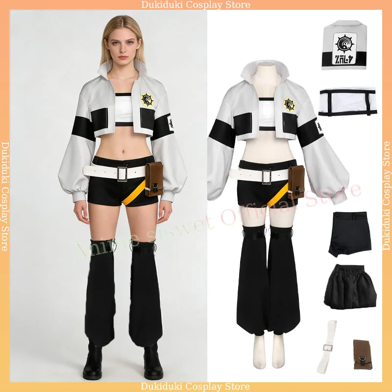 

В НАЛИЧИИ: Костюм для косплея Рио из аниме Gachiakuta, куртка и шорты Рио-Призрака, униформа Y2K, парик Джираи Кей для девочек, сумка, большие размеры