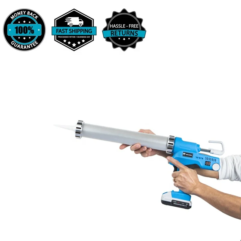 Durable Lithium Battery Powerful and Time-saving Automatic Glue Back  21V 1500mAh Electric Cordless Adhesive Caulking Guns