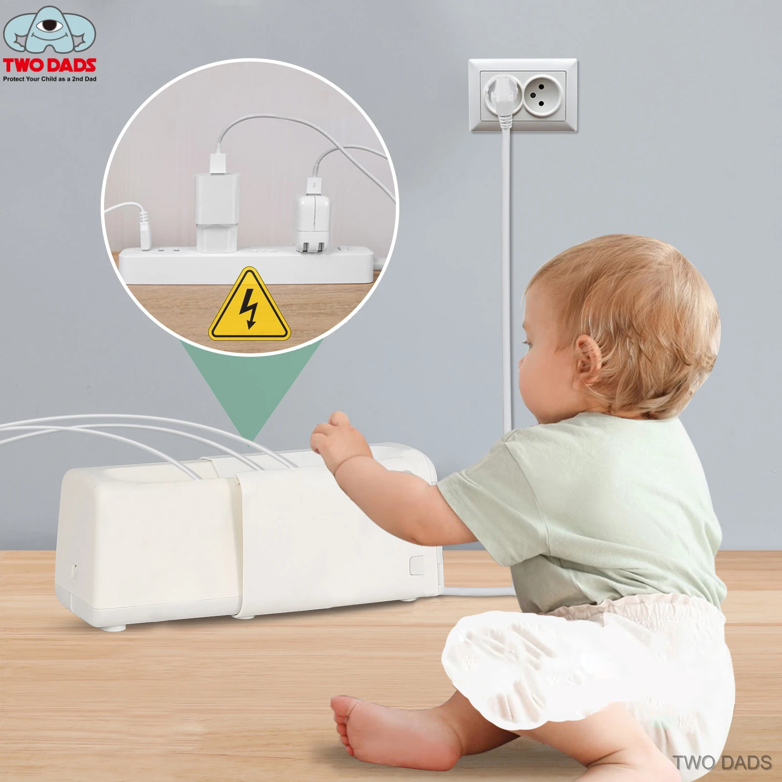 

﻿ Children's socket storage box Cable Storage Box Power Line Storage Case Dustproof Charger Socket Organizer Wire Case