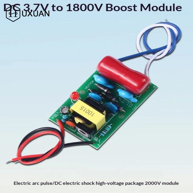 1/3/5PCS DC3.7V Up To 1800V Booster Step Up Module Pulse Dc Electric Shock High Voltage 2000V Power Supply Module