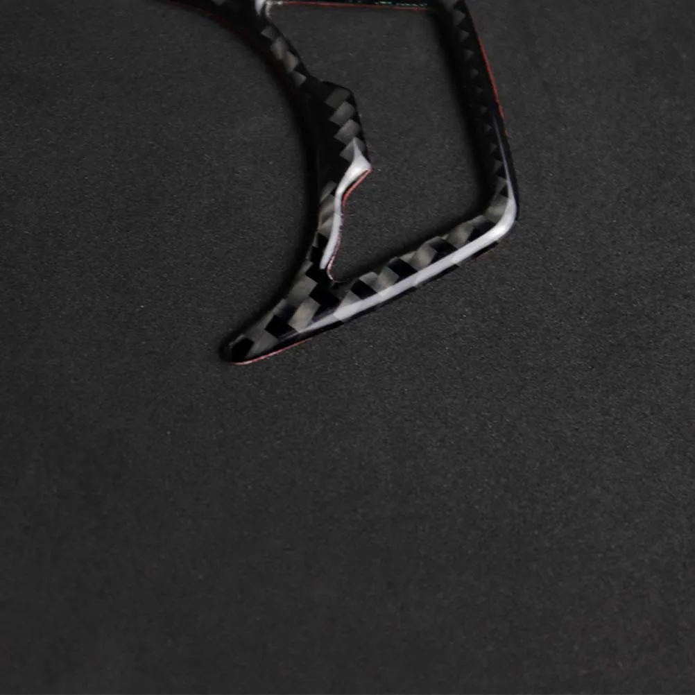 

Наклейки на переключатель фар автомобиля из углеродного волокна, прочные легкие декоративные наклейки, аксессуары для автостайлинга, автомобиль