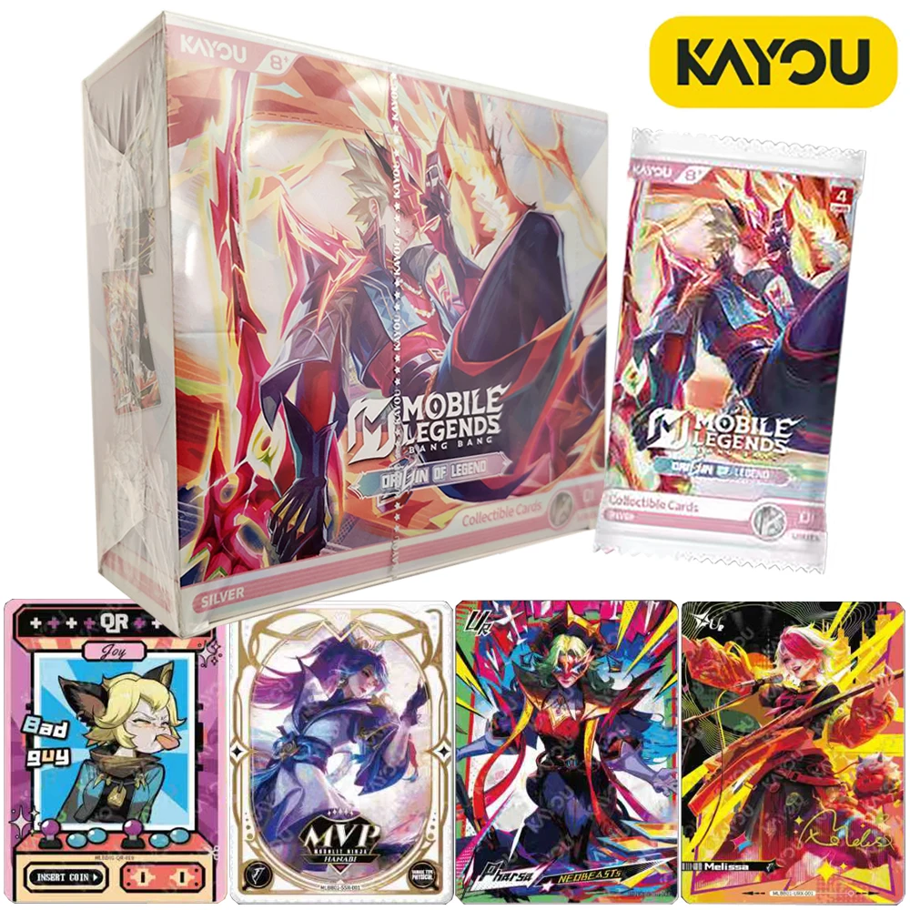 

New KAYOU Original Mobile Legends Bang Bang Cards MLBB Game Collection English Language Version Cards Players' Like Peripheral