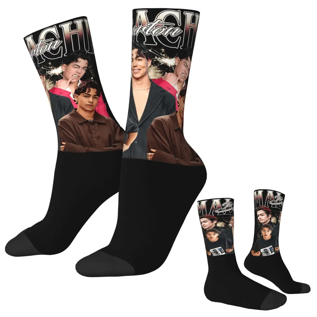 

Чулки Malachi Barton, мужские носки, удобные забавные носки, зимние спортивные нескользящие дизайнерские носки для бега, подарок на день рождения