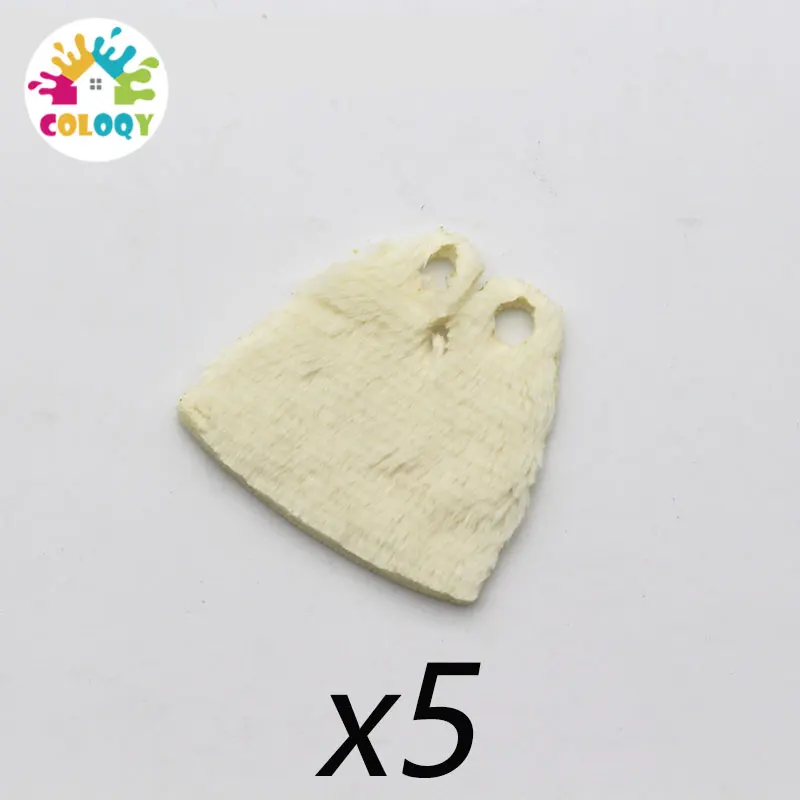 MOC 빌딩 블록 피규어 액세서리 착용 작은 입자 느슨한 조각 플러시 망토 인조 모피 코트 망토 전투 가운