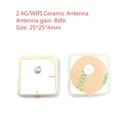 2.4G antena ceramiczna ZigBee Bluetooth Patch antena WIFI bezprzewodowa transmisja danych moduł transmitujący antena IoT