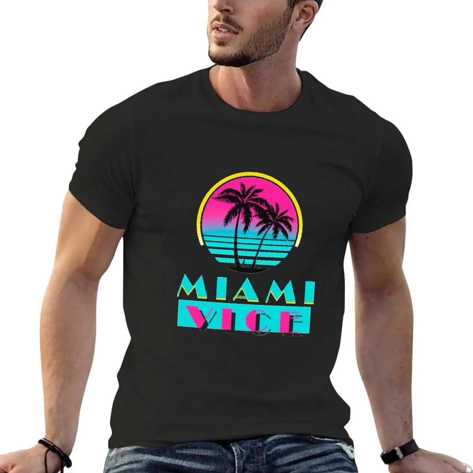 

Miami vice T-Shirt kawaii clothes animal prinfor boys essential t shirt summer top designer t shirt men