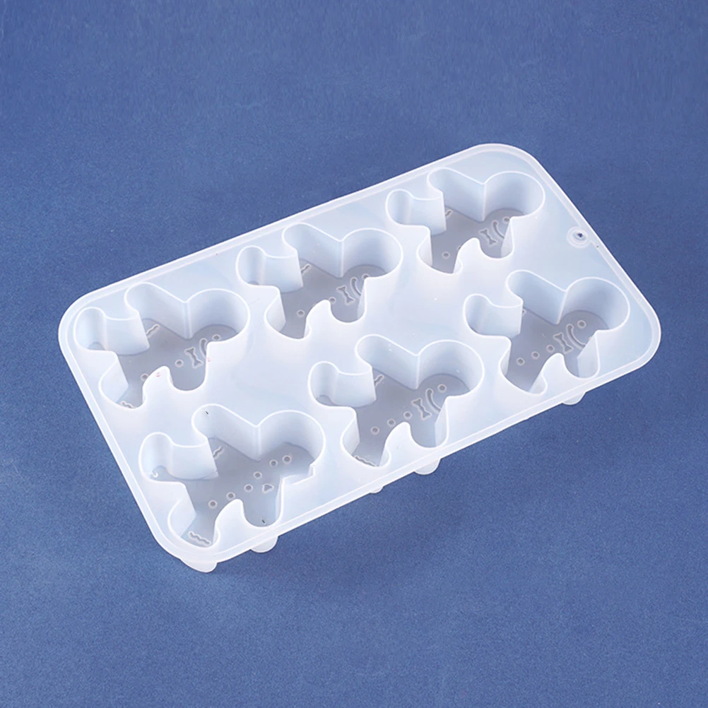 

Silicone 3D Snowman Mold High Transparency Flexible Epoxy DIY Craft Table Decoration Creative Handcraft Mold DIY Accessory