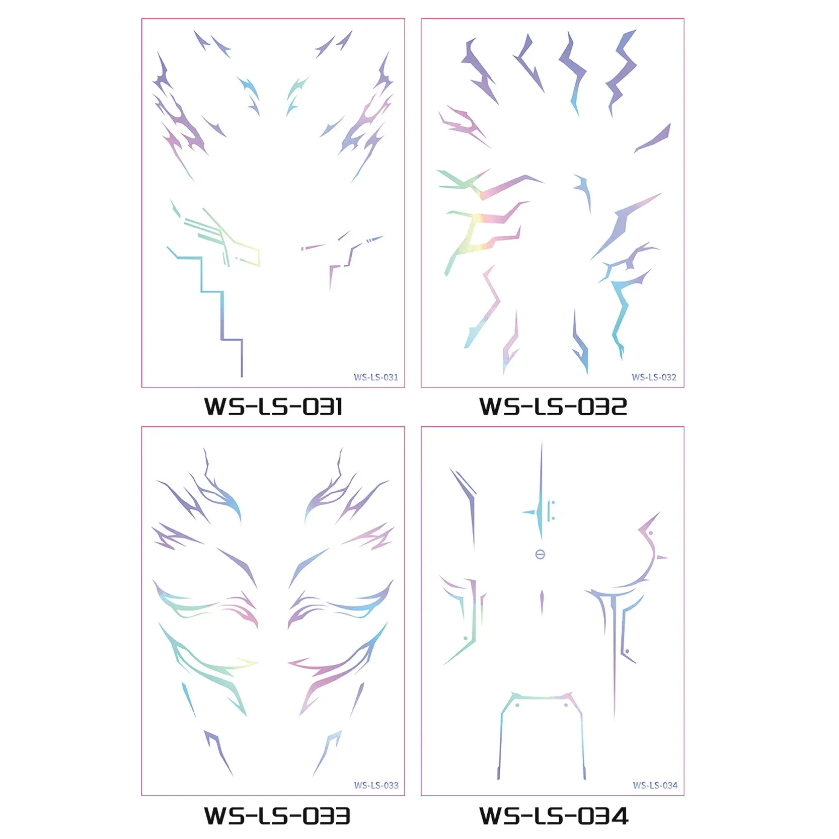 

New Temporary Tattoos - Rumi & Jinu Set for Cosplay & Christmas | HUNTR/X & Saja Girl Boys Designs