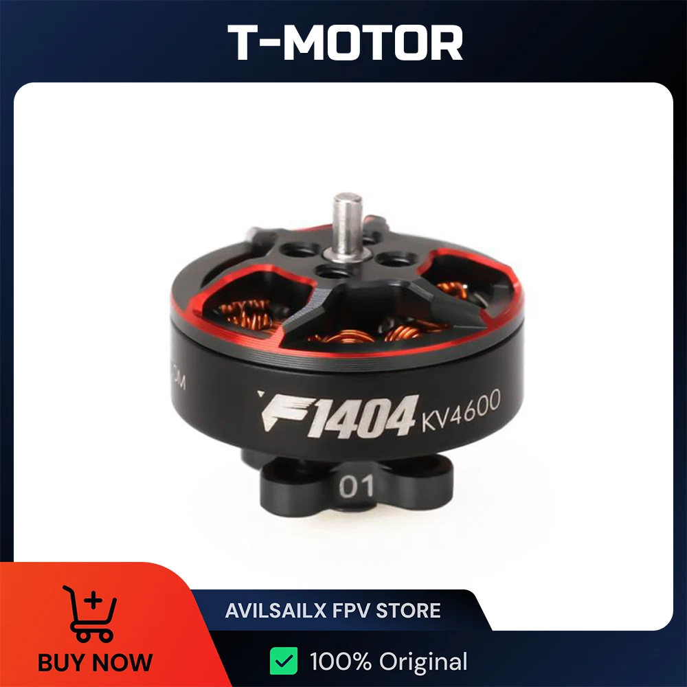 

T-MOTOR F1404 2900KV 3800KV 4600KV 3-4s Lipo Fpv Brushless Motor 1.5mm Shaft 2.5-4inch Cinewhoop Dutcted Rc Racing Drones DIY