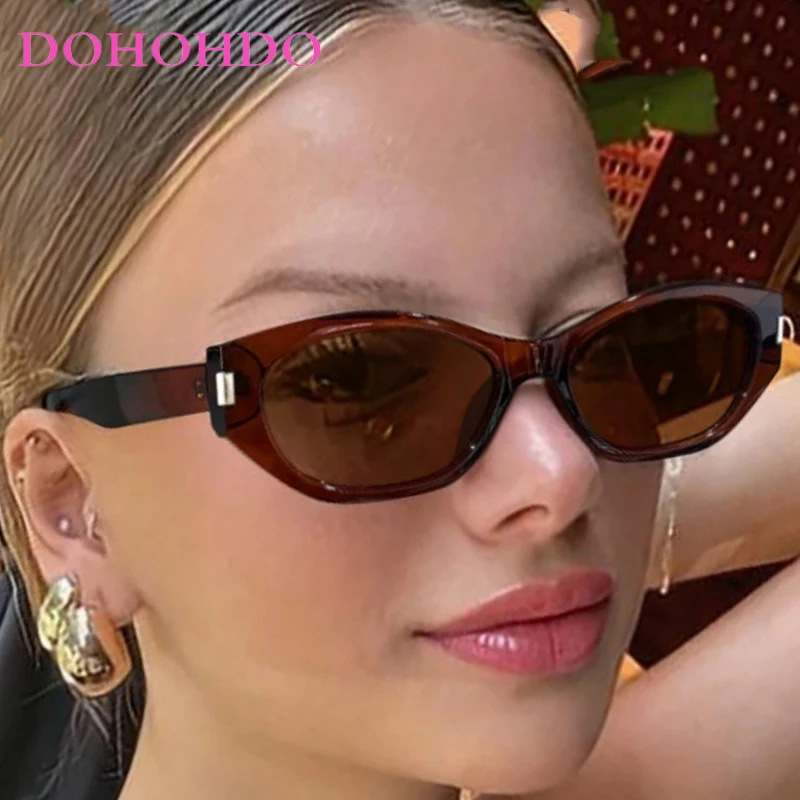 

2025 Fashion Luxury Brand Y2K Popular Cat Eye Sunglasses Women Trendy Eyewear Men Travel Driving Shades UV400 Gafas De Sol Mujer
