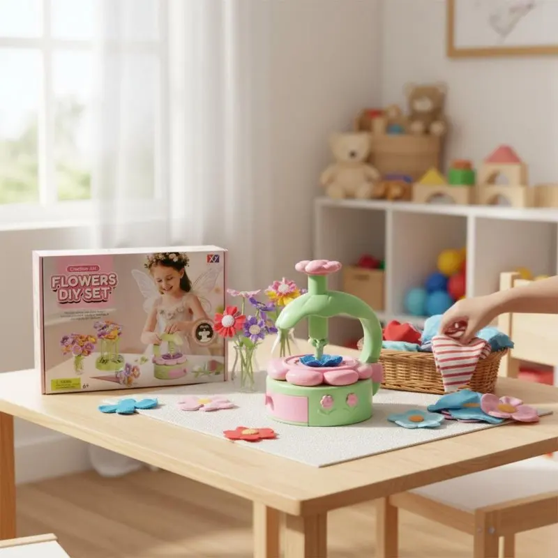 diyフラワープレスキット-教育用diyフラワーアレンジメントキット-フラワーアレンジメント作成プレスおもちゃ-遊びながら学ぶ