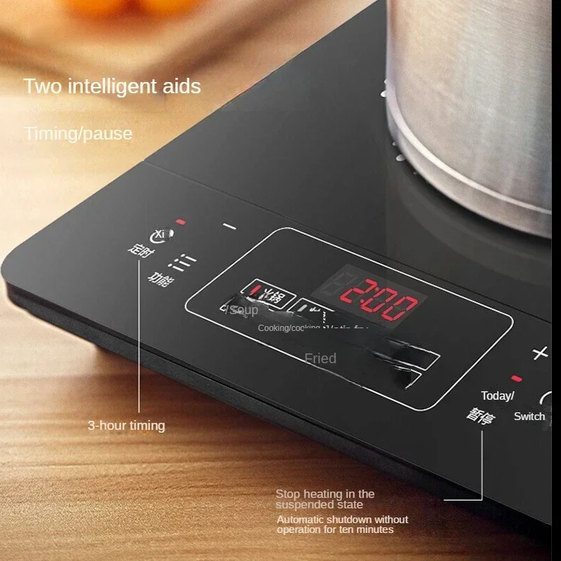 ميديا-طباخ تحريض كهربائي ذكي ، موقد منزلي ، لوحة هنسيل ، تسخين ، طباخ بالتساوي ، 220 فولت ، 2200 واط
