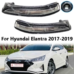 For Hyundai Elantra 2017-2019 87614F2580 87624-F2580 LED Turn Signal Light Rearview Wing Door Side Mirror Repeater Lamp