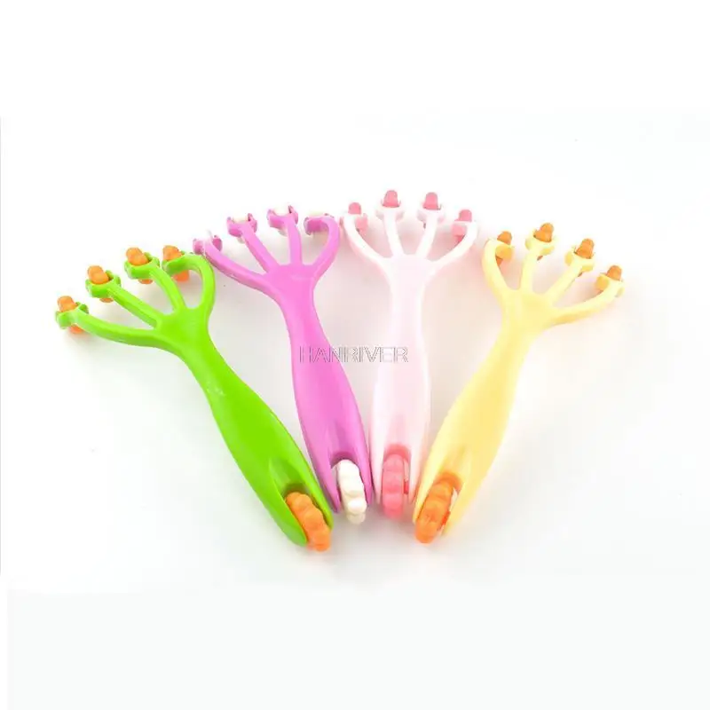 Full body massager neck roller massager face foot hand tools four-claw muscle relaxation slimming facial lifting and firming
