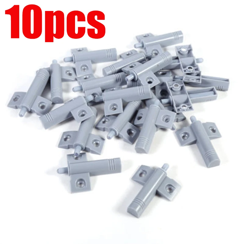 10PCS  Gray White Kitchen Cabinet Door Stop Drawer Soft Quiet Close Closer Damper Buffers For Furniture Hardware image 3