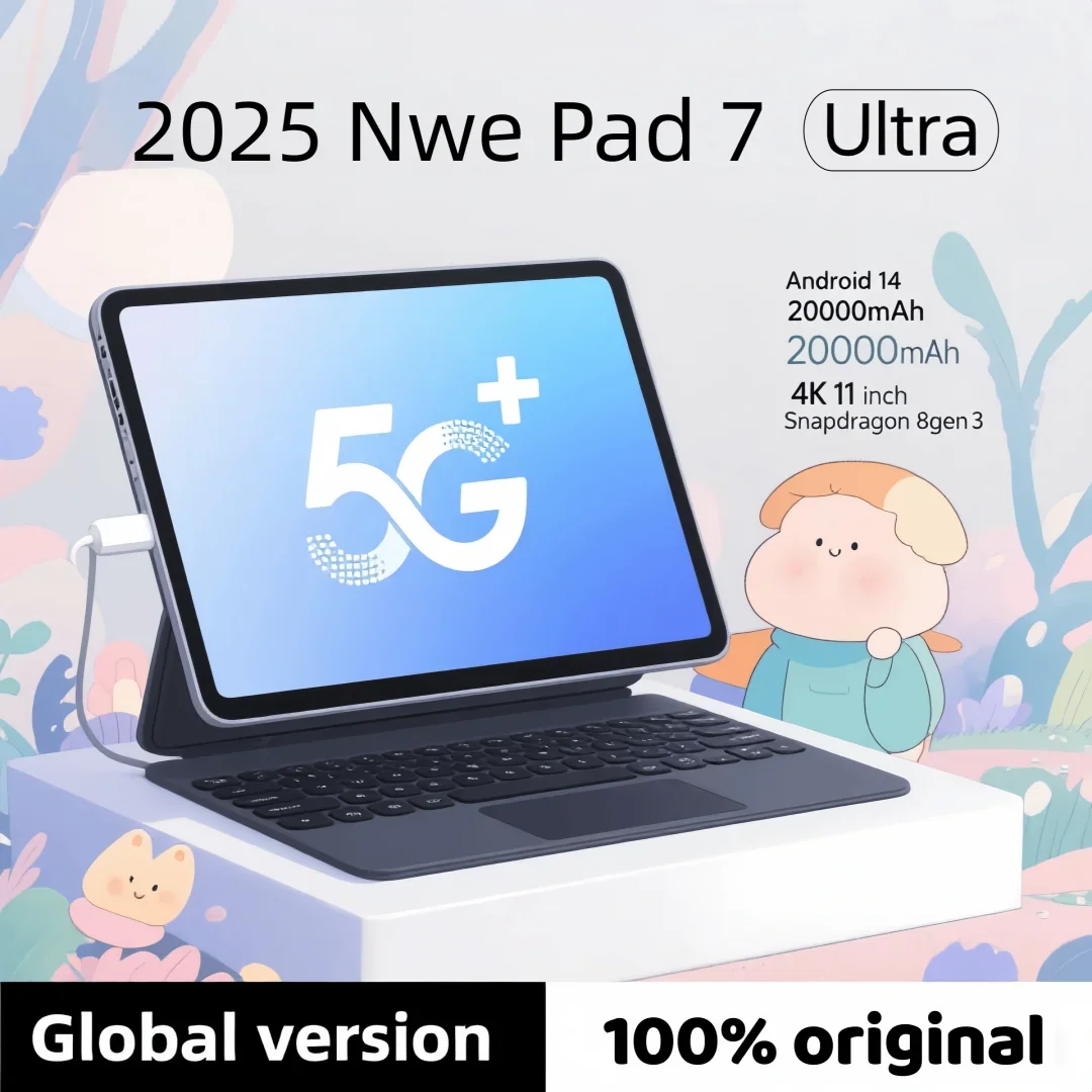 �y�Z�[�����z2025�N�� Pad 7 Pro Ultra �ŐV�O���[�o���Ń^�u���b�g mi Android 14 Snapdragon8Gen3 11�C���` �\�t�g���C�g�X�N���[�� WiFi GPS WPS 5G PC