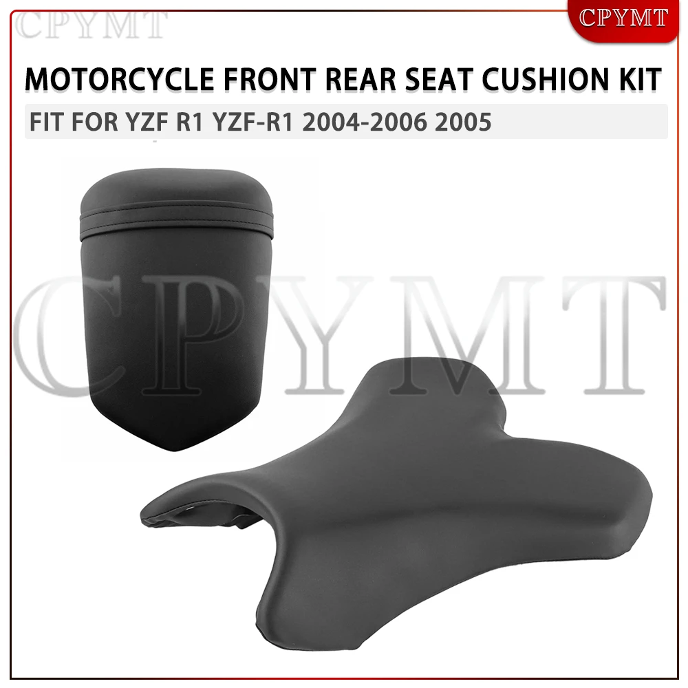 

Fit for YZF R1 2004 2005 2006 YZF-R1 2004-2006 Front Rear Driver Passenger Seat Cushion kit Motorcycle Accessories