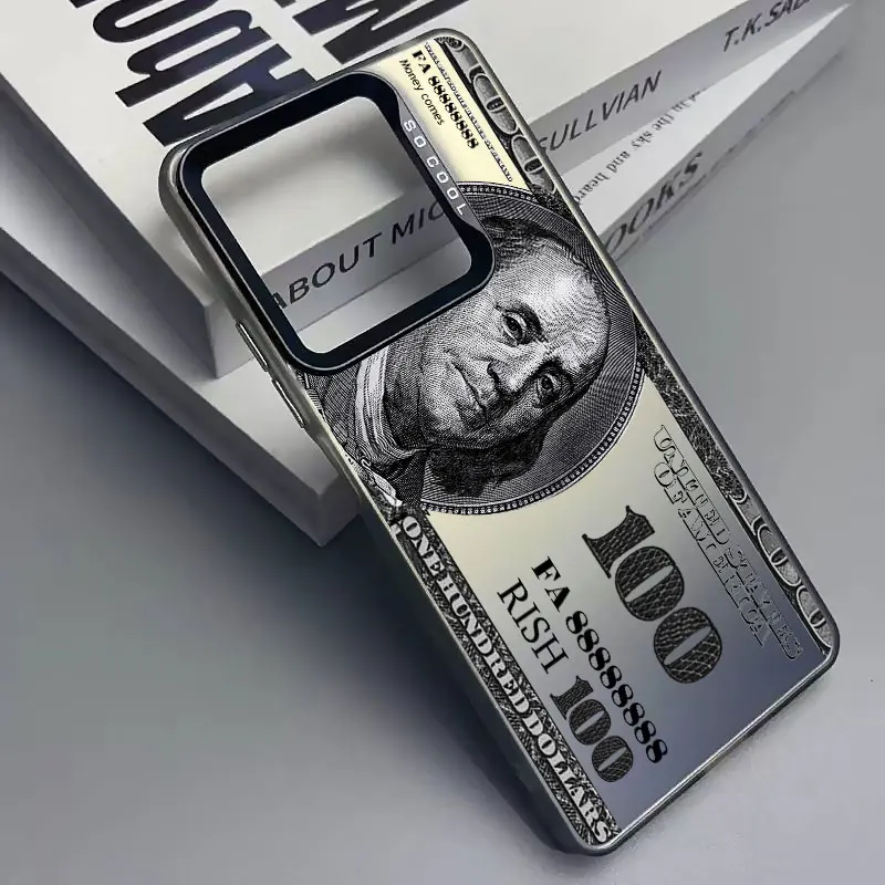 حافظة لهاتف سامسونج جالاكسي S25 S24 S23 S22 Ultra Plus S21 S23 S24 FE حافظة هاتف ليزر دولار أمريكي تصميم شعبي أغطية خلفية مقاومة للصدمات #2