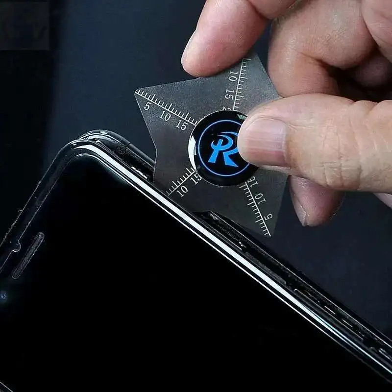 5 ピース/パック携帯電話曲面液晶画面スパッジャー開口部こじカードツール超薄型柔軟な携帯電話逆アセンブル鋼金属