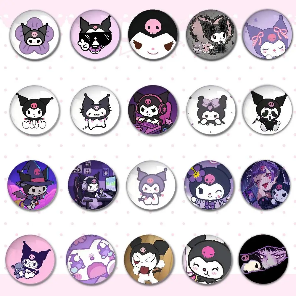 Cute Cartoon-K-kUromi-S Kawaii Badge Pins For Friend, Backpack, Clothing, Collectible Accessories, Jewelry Gift