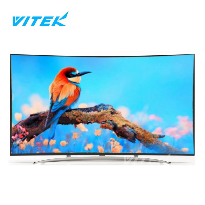 VTEX Gold Supplier 55 65 Inch UHD 4K Smart Curved 3D Television LED TV