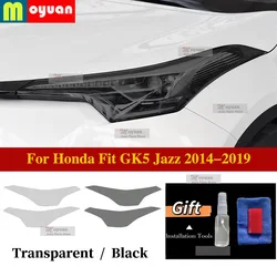 For Toyota CHR 2018 2019 2020 AX10 Accessories Front Light Transparent Smoked Black TPU Sticker Car Headlight Protective Film