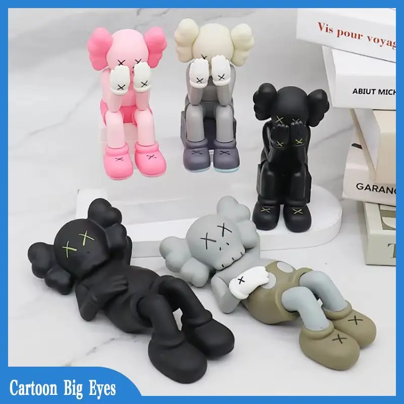 Cartoon Big Eyes Action Figure Car Ornaments Anime Figure Fashion Play Personalized Car Decoration Supplies Custom  Toy Gifts