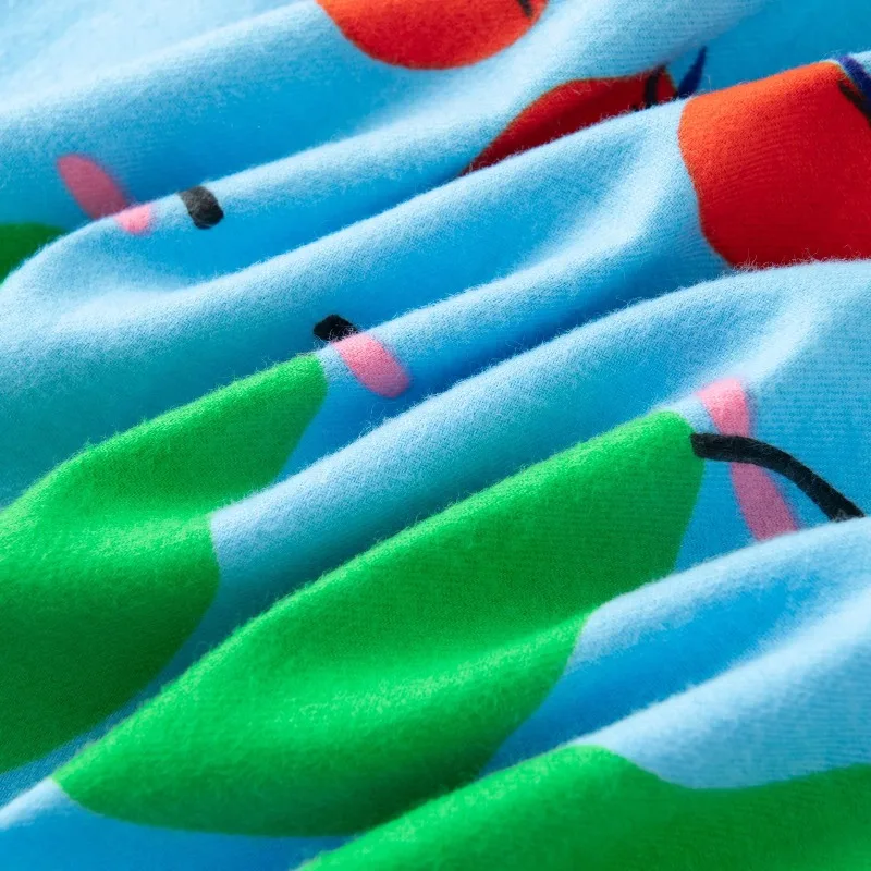 ملابس نوم نسائية جديدة من القطن الخالص بأكمام طويلة للربيع والخريف ملابس منزلية دافئة جميع القطن المصقول للخريف والشتاء #6