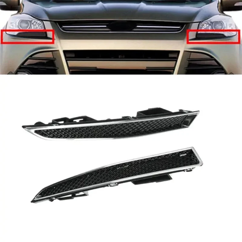 

Накладка на автомобильную фару, нижняя накладка на фару DV45-8228-AA DV45-8229-AA для Ford Escape, запасные части, запчасти