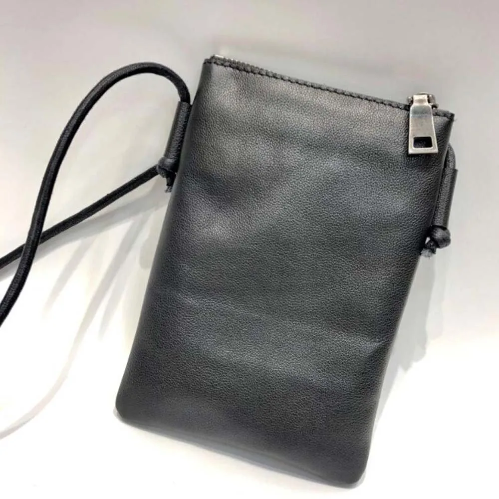Small Genuine Leather Phone Purse Bag 100% Cowhide Leather Shoulder Bag Mini Women Crossbody Multi Purpose Trendy Purse