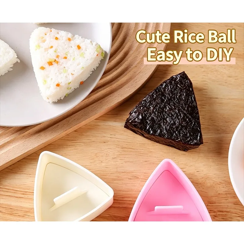 Triangle Onigiri Mold DIY Sushi Rice Ball Maker Japanese Bento Kitchen Food Making Tool
