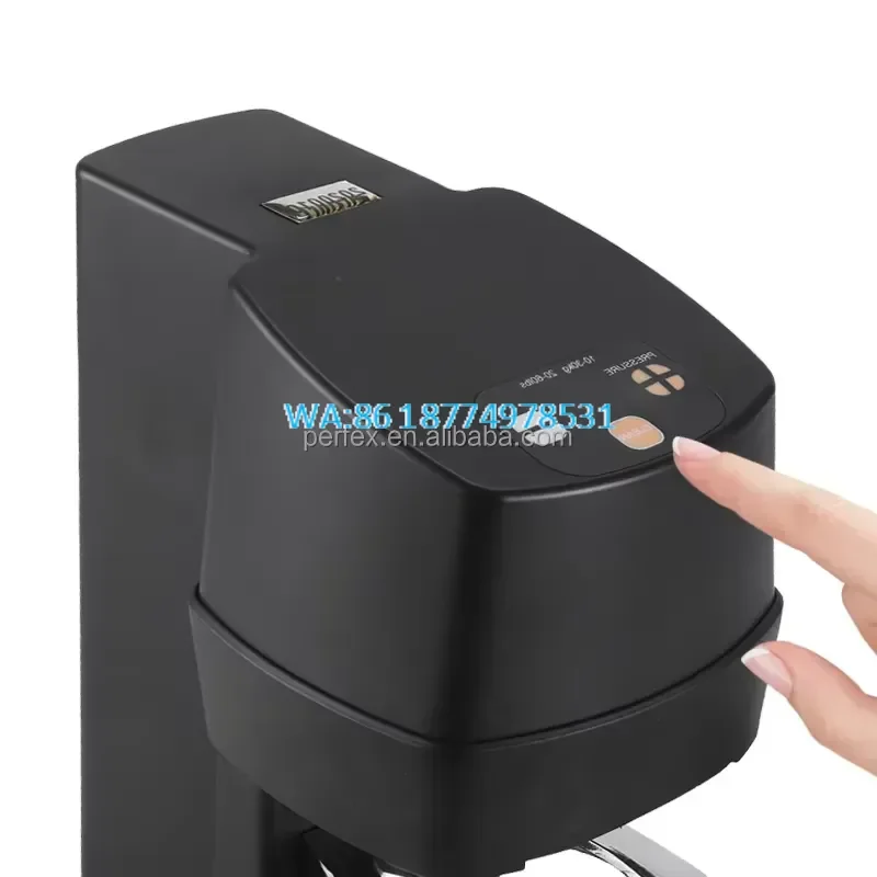 Wmwmnu for 58mm Automatic Coffee Tamper Powder Maker Flat Espresso Tamper Button Selection Weight Adjusting