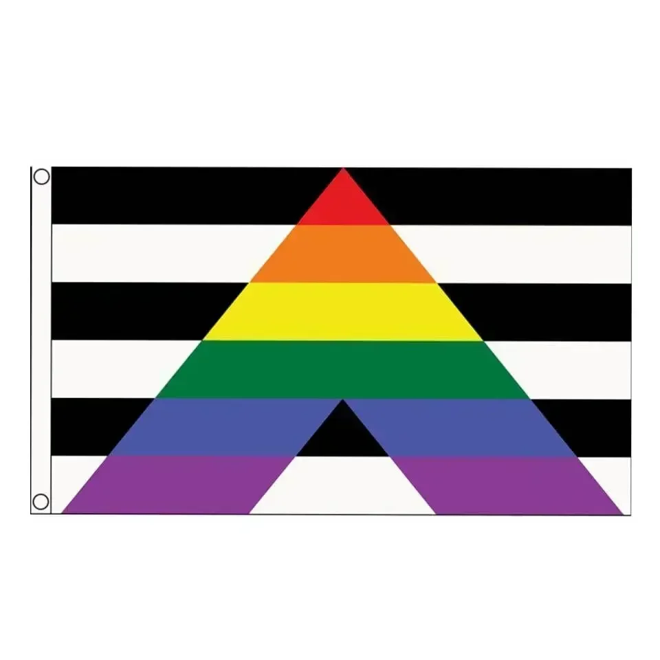 Rainbow Flag for Gay Pride - Show LGBTQ Solidarity & Support LGBTQ Rights! Ideal Outdoor Decor for Straight Allies and LGBTQ