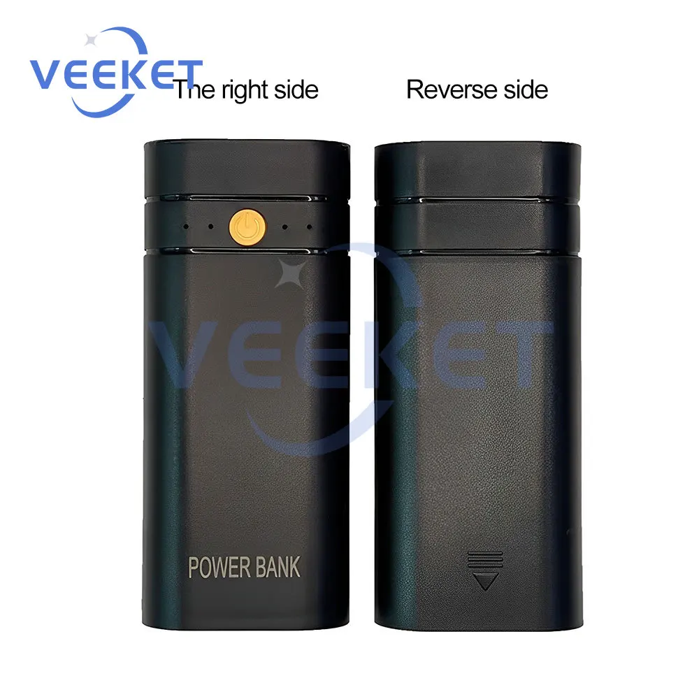 DIY Power Bank Box Зарядное устройство с плоской головкой Внешний корпус USB-выходные порты Пластиковый корпус Чехол Power Bank