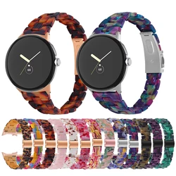 Resin Strap for Google Pixel Watch 4 3 2 1 41mm Band Replacement Women Men Bracelet accessories for pixel watch 2 3 4 Straps