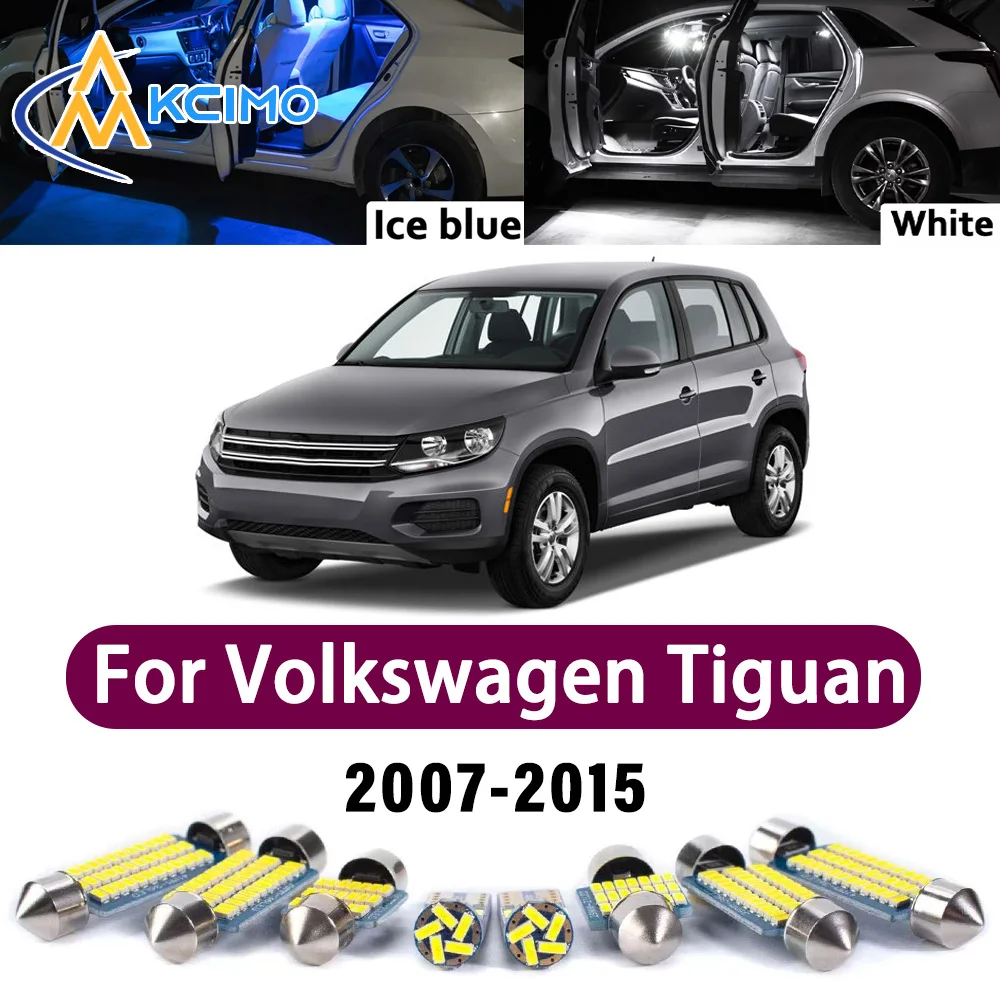 

Super Bright LED Interior Lamp Kit For Volkswagen Tiguan 5N MK1 2007-2015 Error Free Canbus Trunk Reading Mirror Light Bulbs