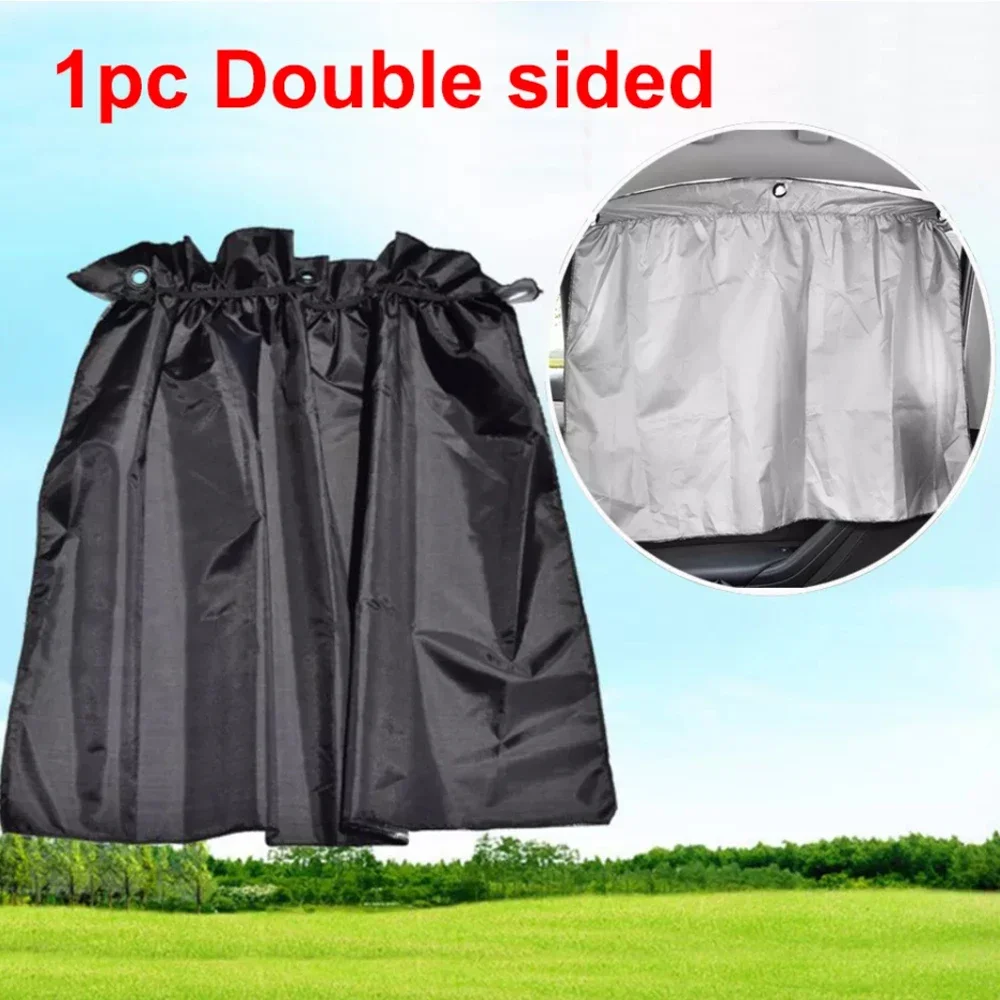 Auto Side Window Curtain UV Protection Net Mesh Suction Cup Curtain Anti-mosquito Sunshade Sunscreen Block Sheet Car Sun Shade