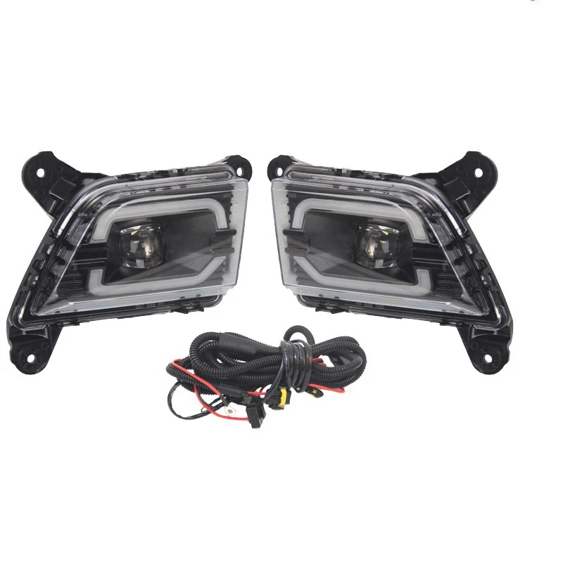 

Car Bumper LED Assembly Fog Lamp Assembly Daytime LED Fog Light Lamp for Chevrolet Silverado 1500 2019