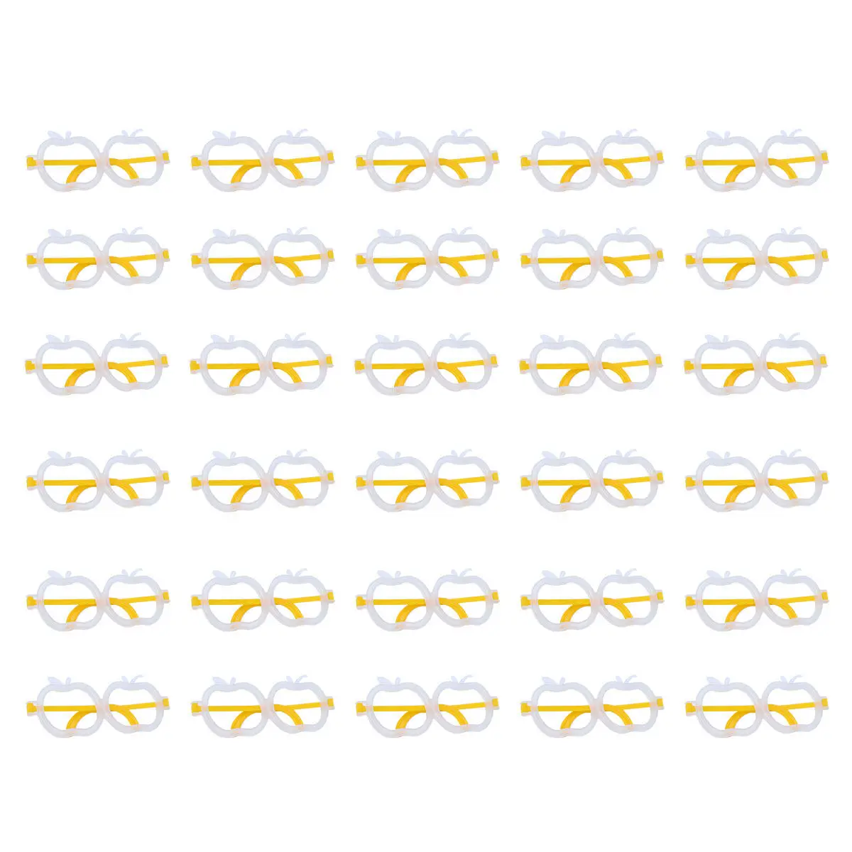 

30Pcs Fluorescent Heart-Shaped Glasses Glowing Light Up Eyewear for Weddings School Fundraisers Night Events Discos Birthday