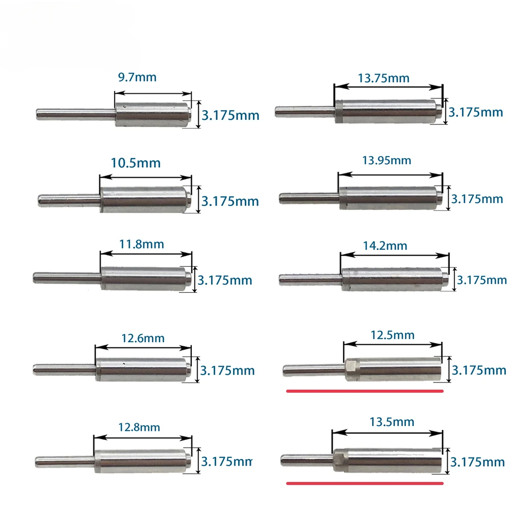 

10piece Dentalss Handpiece spindle shaft spare parts N*K KV Sr bien air star midwest handpiece shaft accessories