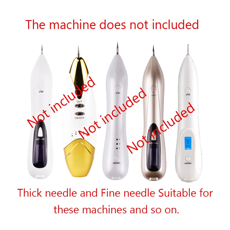 100/200pcs Disposable Sterile Plasma Pen Needle Replacement for Skin Spot Remover Mole Tattoo Wart Removal Machine Accessories view 6